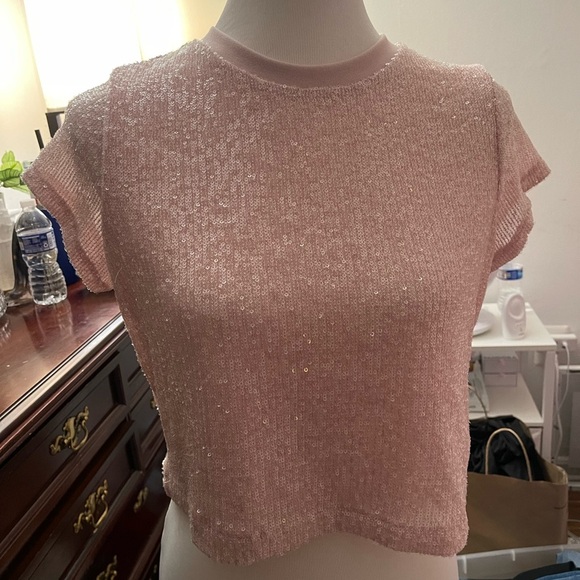 Rachel Zoe Sequin Top - Picture 3 of 5